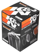 Load image into Gallery viewer, K&amp;N Harley Davidson / Buell 3in OD x 4.063in H Black Oil Filter K&amp;N Engineering