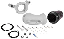 Load image into Gallery viewer, K&amp;N 01-17 Harley Davidson Softail / Dyna FI Performance Air Intake System Silver K&amp;N Engineering