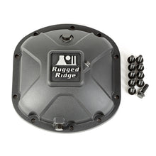 Load image into Gallery viewer, Rugged Ridge Boulder Aluminum Differential Cover Dana 30 Black Rugged Ridge