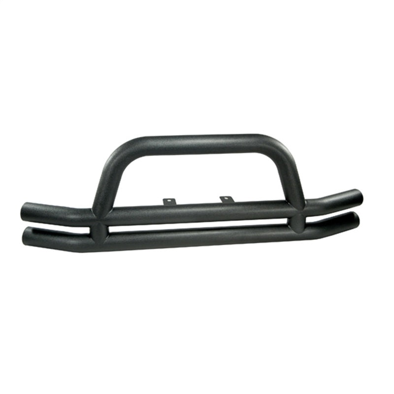 Rugged Ridge 3-In Dbl Tube Front Bumper Black 76-06 CJ &Jeep Wrangler Rugged Ridge