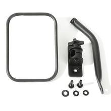 Load image into Gallery viewer, Rugged Ridge 97-18 Jeep Wrangler Textured Black Rectangluar Quick Release Mirror Rugged Ridge