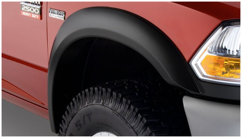 Bushwacker 10-18 Dodge Ram 2500 Extend-A-Fender Style Flares 2pc - Black Bushwacker