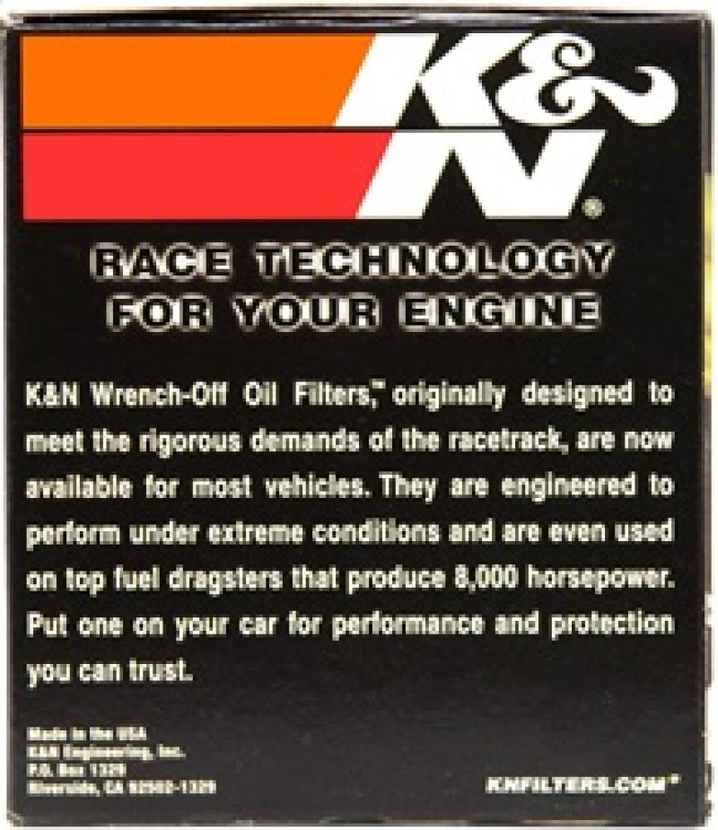 K&N 87-92 Supra Non-Turbo / 99-04 Grand Cherokee 4.0 Performance Gold Oil Filter K&N Engineering