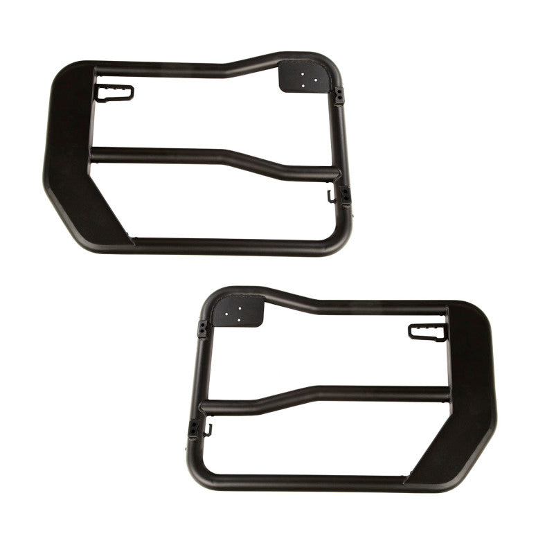 Rugged Ridge Fortis Front Tube Doors with Mirrors 18-20 Jeep Wrangler JL/JT Rugged Ridge