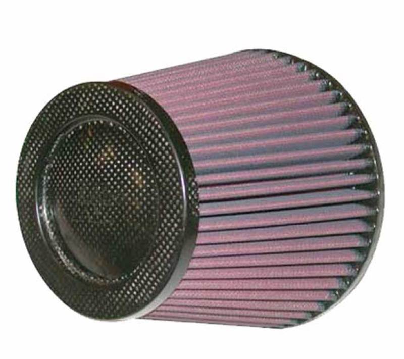K&N Cone Filter 5in ID 6.5in base 4.5in top 5.625in height carbon fiber look K&N Engineering