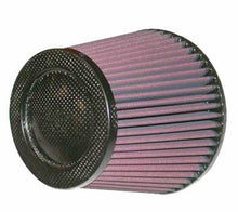 Load image into Gallery viewer, K&amp;N Cone Filter 5in ID 6.5in base 4.5in top 5.625in height carbon fiber look K&amp;N Engineering