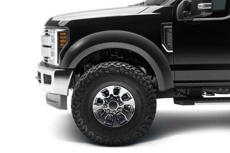 Bushwacker 17-18 Ford F-250 Super Duty Extend-A-Fender Style Flares 4pc - Black Bushwacker