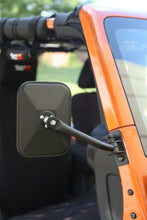 Load image into Gallery viewer, Rugged Ridge 97-18 Jeep Wrangler Textured Black Rectangluar Quick Release Mirror Rugged Ridge