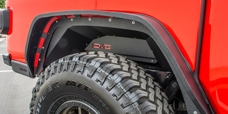 DV8 Offroad 201+ Jeep Gladiator Rear Inner Fenders - Black DV8 Offroad