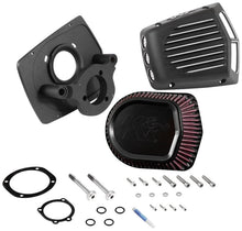 Load image into Gallery viewer, K&amp;N Street Metal Intake System for 01-16 Harley Davidson Softail/Dyna - Shaker Black K&amp;N Engineering
