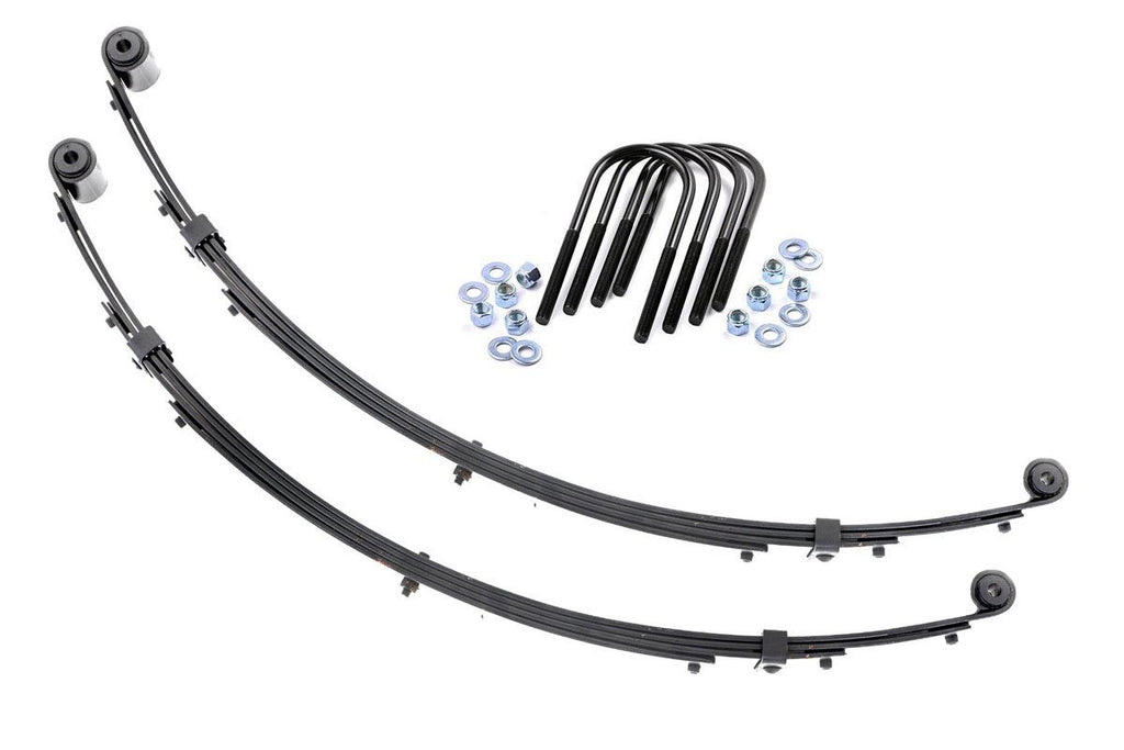 Front Leaf Springs | 4" Lift | Pair | Jeep Wrangler YJ 4WD (87-95) Rough Country