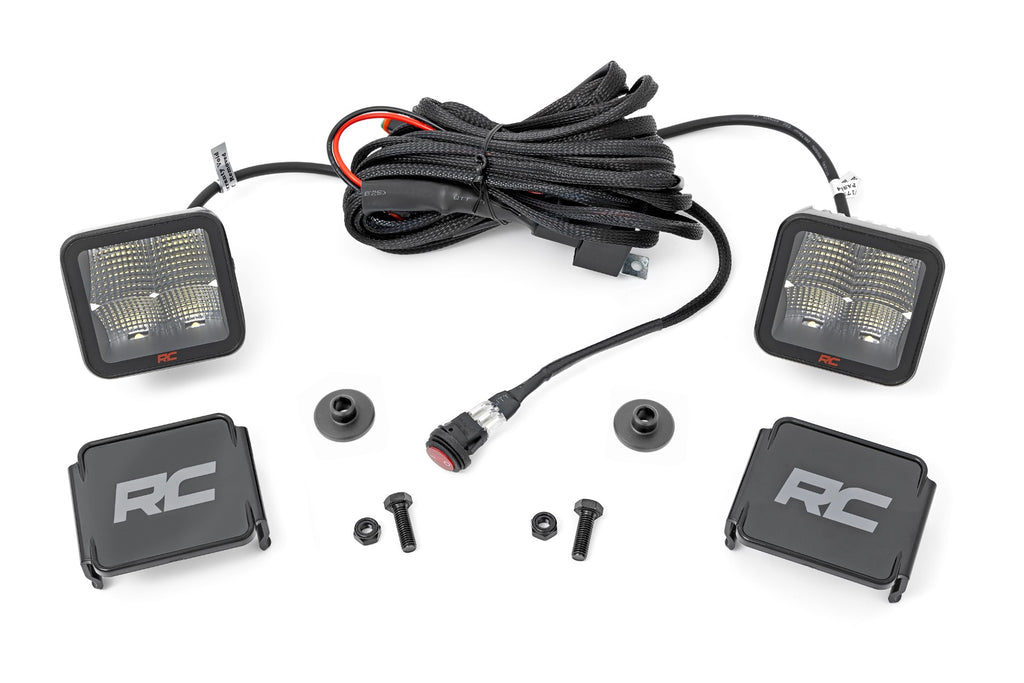 LED Light | Ditch Mount | 2" Spectrum Pair | Spot Pattern | Ford Bronco (21-23) Rough Country