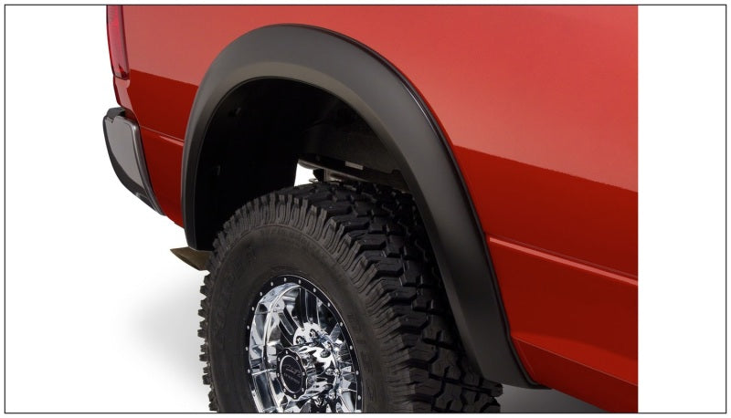 Bushwacker 10-18 Dodge Ram 2500 Fleetside Extend-A-Fender Style Flares 4pc 76.3/98.3in Bed - Black Bushwacker