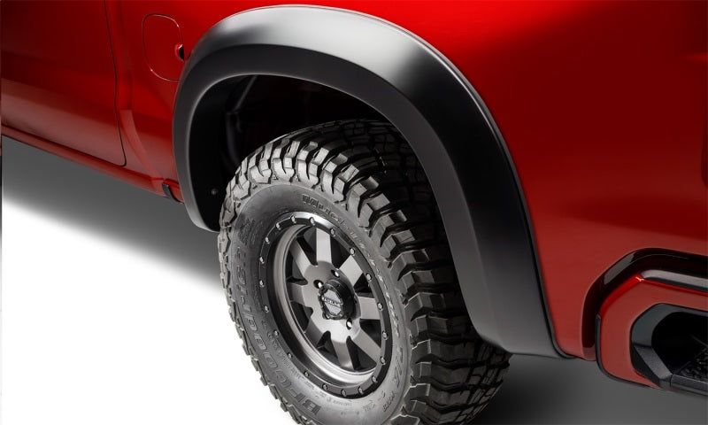 Bushwacker 19-21 Chevrolet Silverado 15 Extend-A-Fender Style Flares 4pc 78.8 Bed  - Black Bushwacker