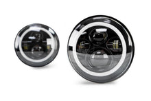 Load image into Gallery viewer, DV8 Offroad 07-18 Jeep Wrangler JK LED Projector Headlights w/ Angel Eyes DV8 Offroad