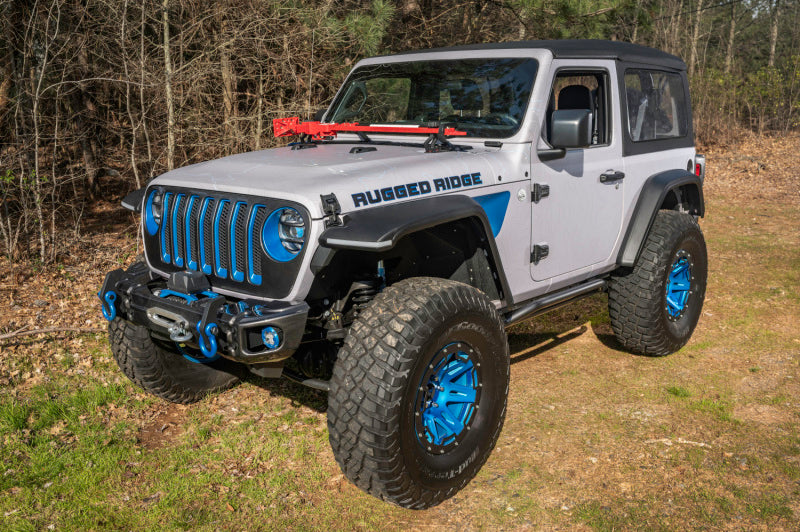 Rugged Ridge Max Terrain Fender Flare Set F & R 18-22 Jeep Wrangler JL Rugged Ridge