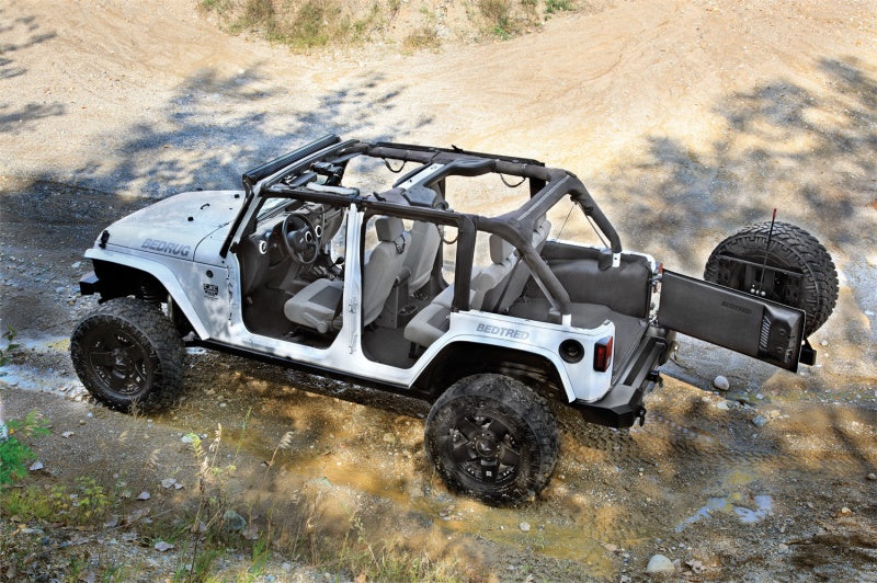 BedRug 11-16 Jeep JK Unlimited 4Dr Rear 5pc BedTred Cargo Kit (Incl Tailgate & Tub Liner) BedRug