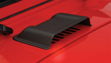 Load image into Gallery viewer, Bushwacker 98-18 Jeep Wrangler Trail Armor Hood Scoop (Textured Tpo) - Black Bushwacker