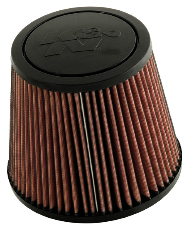 K&N Universal Rubber Filter-Round Tprd 4.875in Flange ID x 9in Base OD x 6.625in Top OD x 7.938in H K&N Engineering