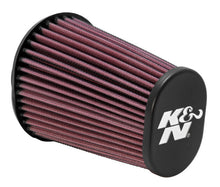 Load image into Gallery viewer, K&amp;N Univrsl Rubber Oval Tprd Filter 2.438in F ID/3.75in B-OW/4.5in B-OL/2.5in T-OW/3.5in T-OL/6in H K&amp;N Engineering