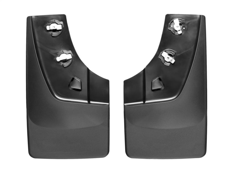 WeatherTech 14+ GMC Sierra/Sierra Denali No Drill Mudflaps - Black WeatherTech