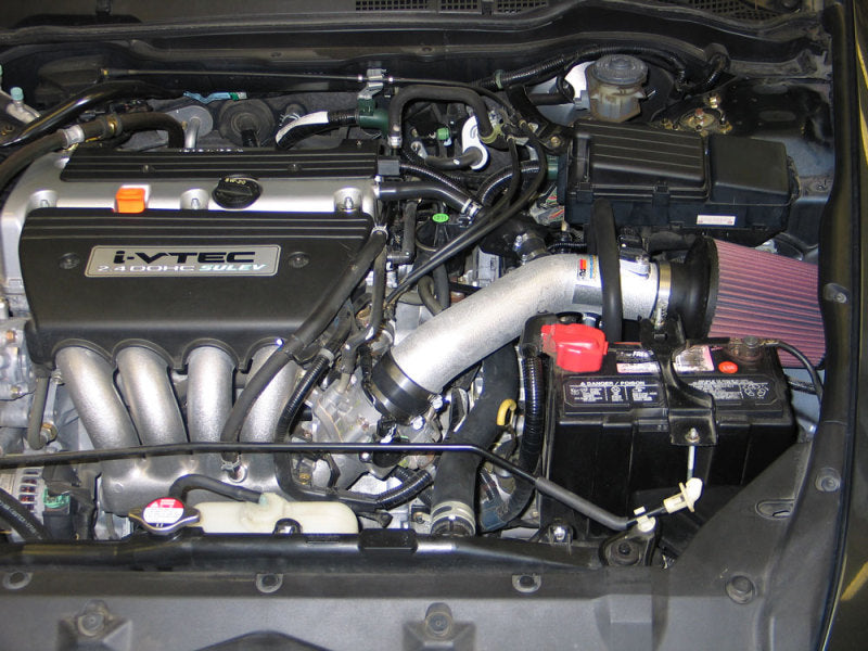 K&N 05-07 Honda Accord L4-2.4L Silver Typhoon Short Ram Intake K&N Engineering