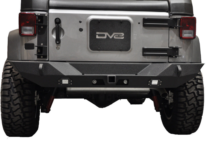 DV8 Offroad 07-18 Jeep Wrangler JK Full Length Rear Bumper w/ Lights DV8 Offroad