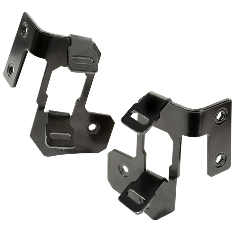 Rugged Ridge 07-18 Jeep Wrangler JK Semi-Gloss Black A Pillar Light Mount Rugged Ridge