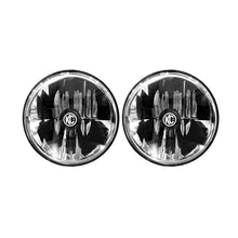 Load image into Gallery viewer, KC HiLiTES 97-06 Jeep TJ/Univ. 7in. Gravity LED H4 DOT Approved Replac. Headlight (Pair Pack System) KC HiLiTES