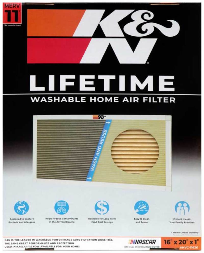 K&N HVAC Filter - 16 x 20 x 1 K&N Engineering