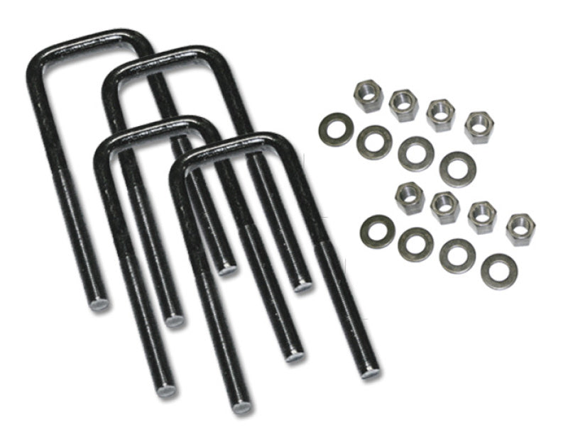 Superlift U-Bolt 4 Pack 5/8x3-1/4x16 Square w/ Hardware Superlift