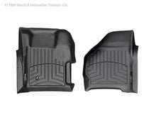 Load image into Gallery viewer, WeatherTech 99-07 Ford F250/F350/F450/F550 Super Duty Regular Cab Front FloorLiner - Black WeatherTech