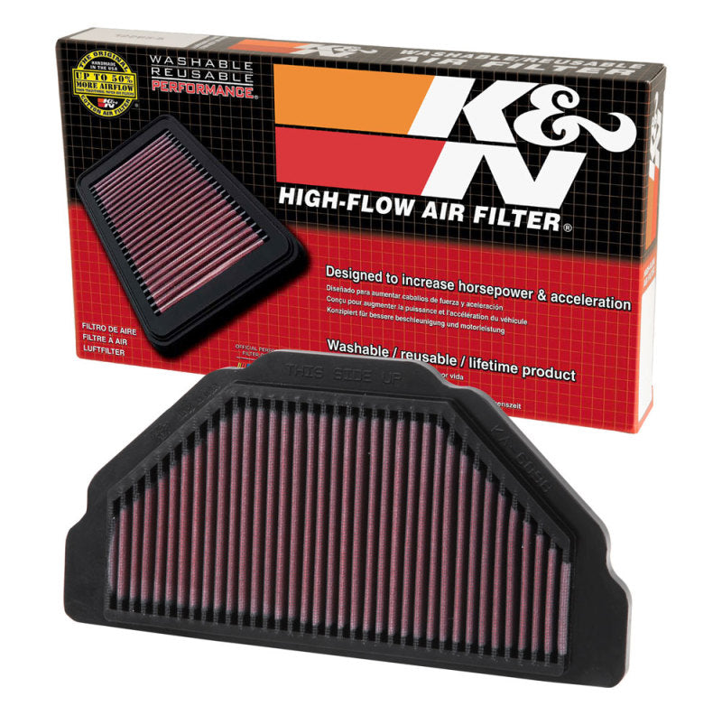 K&N 98-02 Kawasaki ZX6R Ninja/05-08 ZZR600 Air Filter K&N Engineering