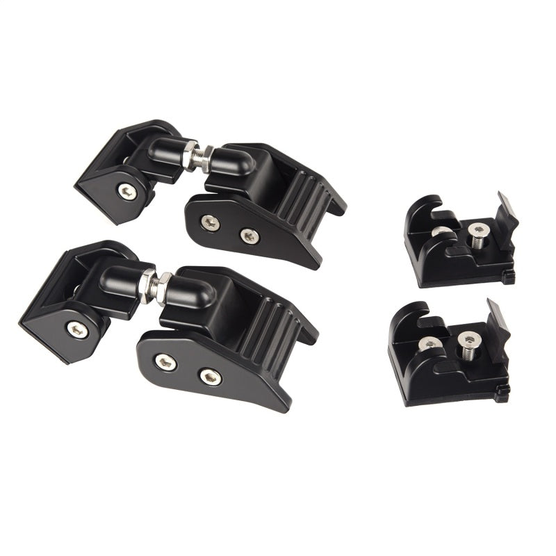 Rugged Ridge 07-18 Jeep Wrangler JK Black Hood Catches Rugged Ridge