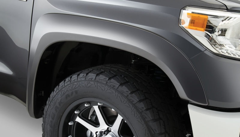 Bushwacker 14-18 Toyota Tundra Extend-A-Fender Style Flares 2pc - Black Bushwacker