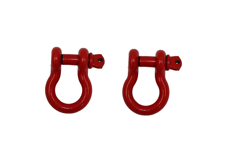 Fishbone Offroad D Ring 3/4In Red 2 Piece Set Fishbone Offroad
