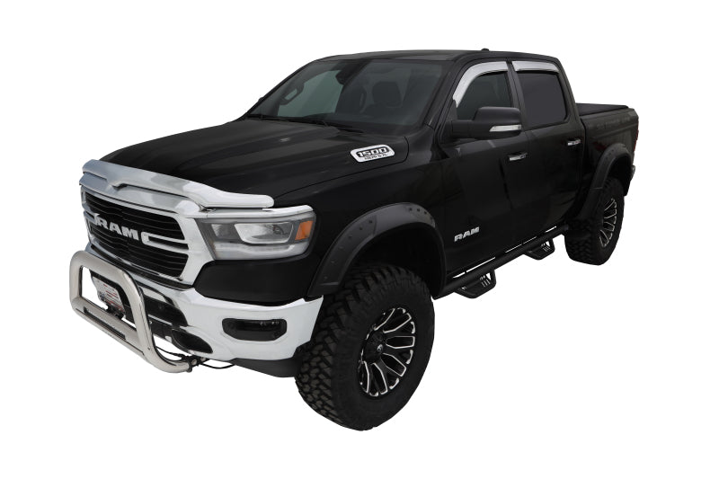 Bushwacker 19-22 Ram 1500 (Excl. Rebel/TRX) 76.3 & 67.4in Bed DRT Style Flares 4pc  - Blk / Smooth Bushwacker