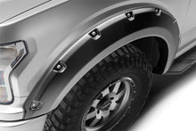 Load image into Gallery viewer, Bushwacker 15-17 Ford F-150 Styleside Pocket Style Flares 2pc 67.1/78.9/97.6in Bed - Black Bushwacker