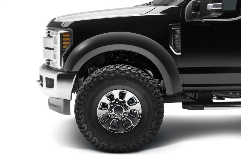Bushwacker 17-18 Ford F-250 Super Duty Extend-A-Fender Style Flares 4pc - Black Bushwacker