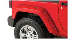 Load image into Gallery viewer, Bushwacker 07-18 Jeep Wrangler Pocket Style Flares 2pc Fits 2-Door Sport Utility Only - Black Bushwacker