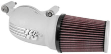 Load image into Gallery viewer, K&amp;N 01-17 Harley Davidson Softail / Dyna FI Performance Air Intake System Silver K&amp;N Engineering