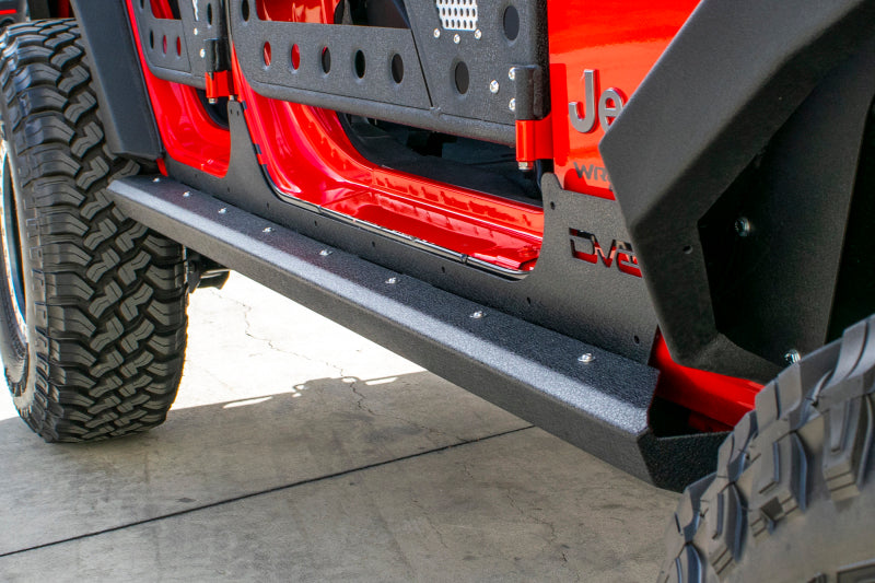 DV8 Offroad 2007-2018 Jeep Wrangler JK (2-door) Frame Mounted Sliders DV8 Offroad