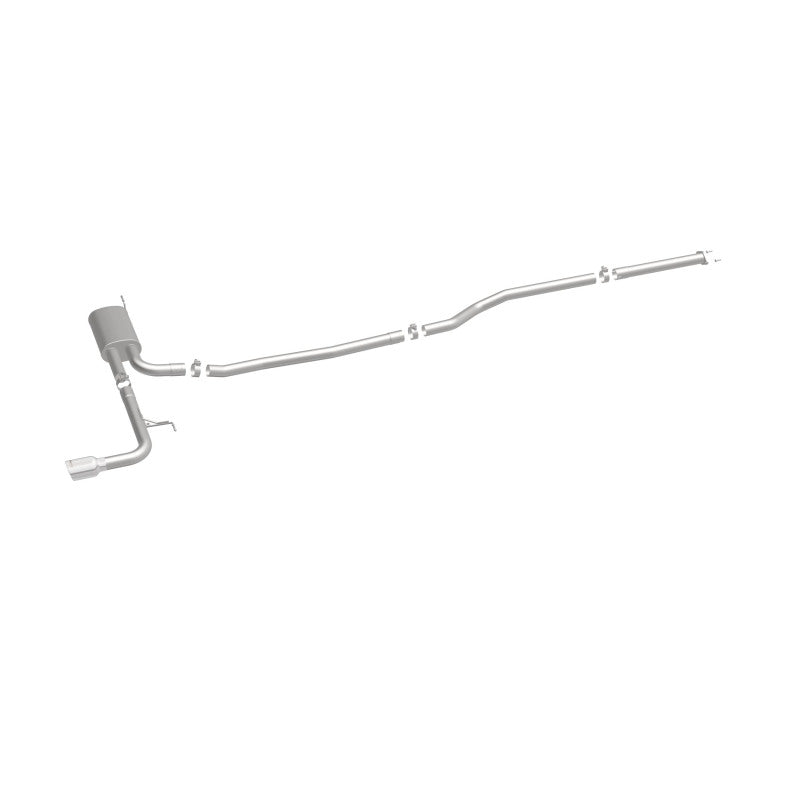 MagnaFlow Cat Back, SS, 2.5in, Street, Single Straight Pass. Polished 4in Tip, 2015 Ford Fusion 2.5L Magnaflow