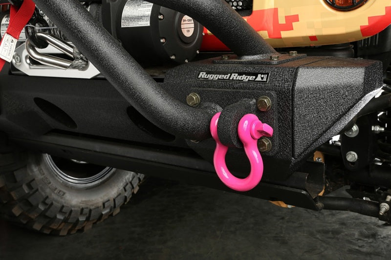 Rugged Ridge Pink 3/4in D-Ring Shackles Rugged Ridge