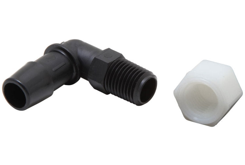 K&N Air Filter Vent Kit - White - 90 Degree Plastic 0.50in Flange 1.75in H 1.75in L K&N Engineering