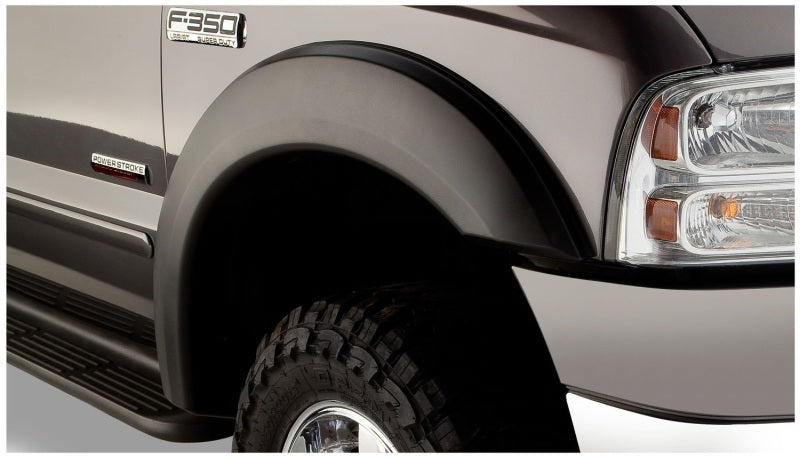 Bushwacker 99-07 Ford F-250 Super Duty Styleside Extend-A-Fender Style Flares 4pc - Black Bushwacker