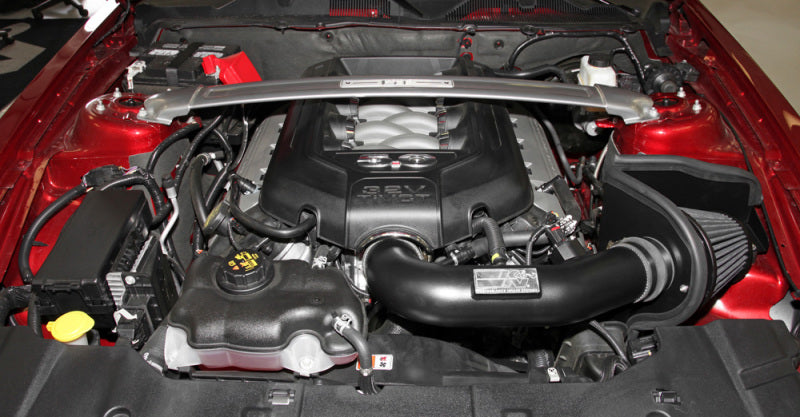 K&N 11-14 Ford Mustang GT 5.0L V8 Black Performance Intake Kit K&N Engineering