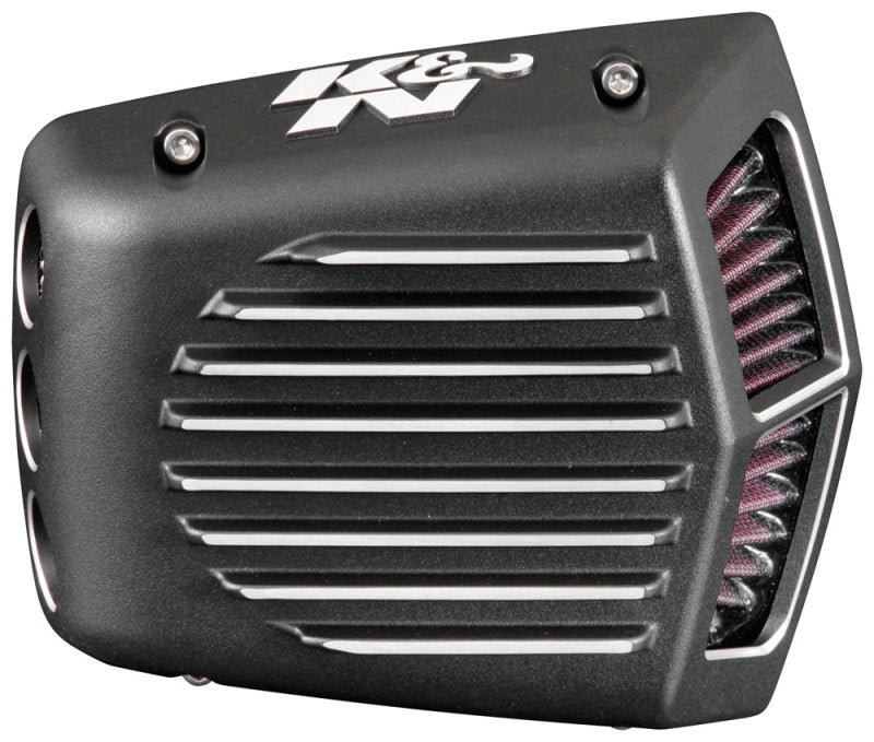 K&N Street Metal Intake System for 01-16 Harley Davidson Softail/Dyna - Shaker Black K&N Engineering