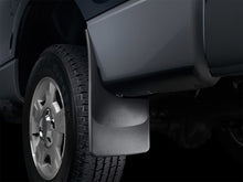 Load image into Gallery viewer, WeatherTech 2017+ Ford F250/350/450/550 (W/OEM Fender Flares/Lip ONLY) No Drill Mudflaps REAR WeatherTech