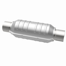 Load image into Gallery viewer, MagnaFlow Conv Univ 2.5in Inlet/Outlet Center/Center Round 11in Body L x 5.125in W x 15in Overall L Magnaflow